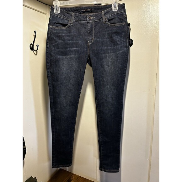Levi’s The Original Jean Leggings Skinny Jeans Dark Wash Women’s Size 12 EUC - Picture 1 of 9